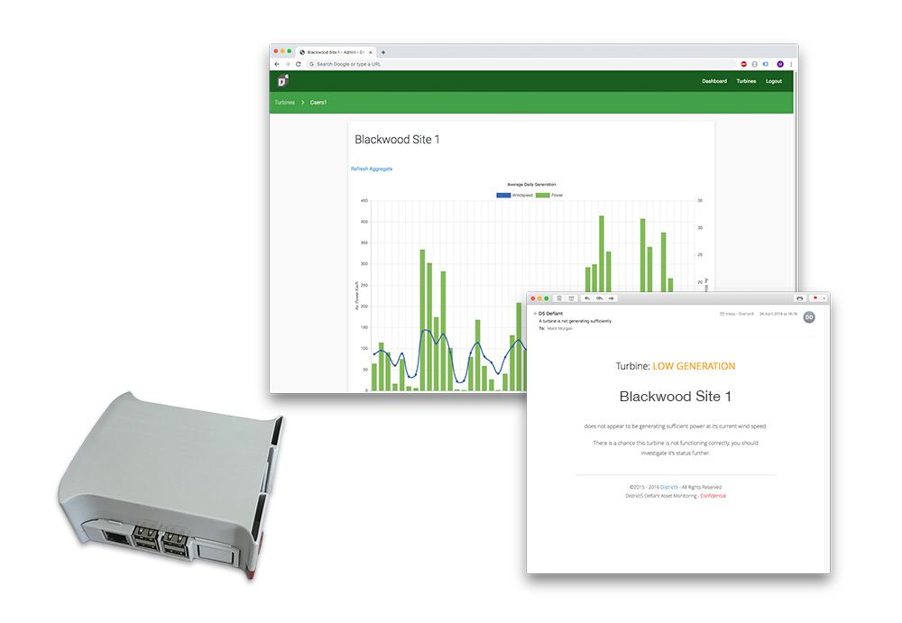 MDA Renewables monitoring system image